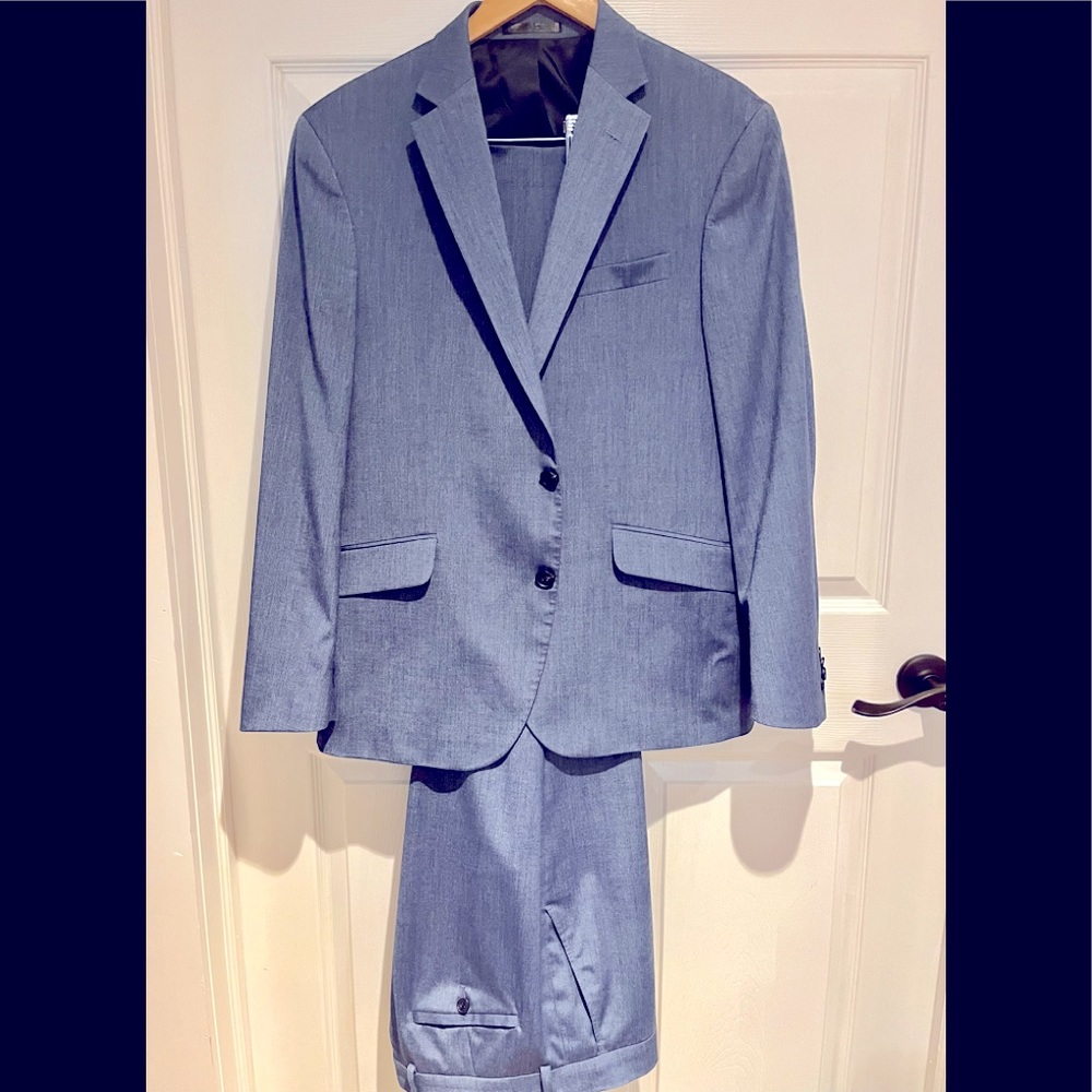 Kenneth Cole Reaction Blue Denim Suit